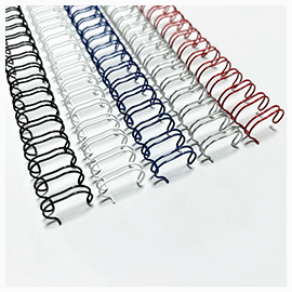 Broschüren mit Drahtringbindung - bis 200 Stück & max. 500 Seiten Farbauswahl Bindekämme