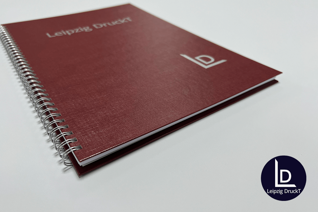 Drucke im Hardcover mit Drahtringbindung