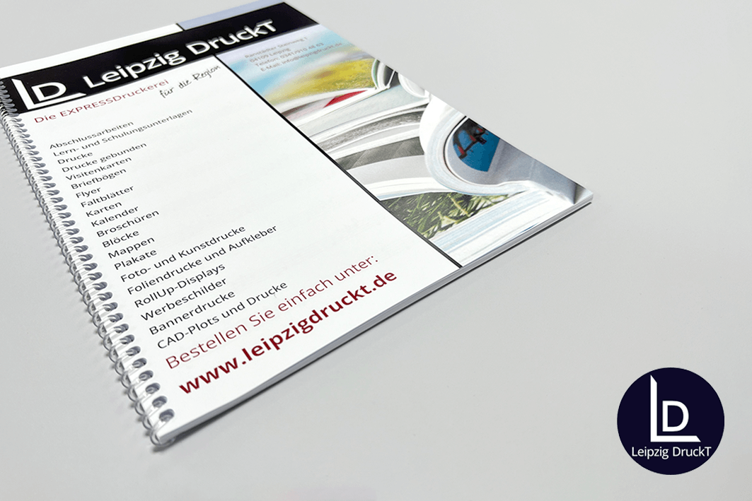 Seminarunterlagen Seminarunterlagen im Softcover mit Coilbindung