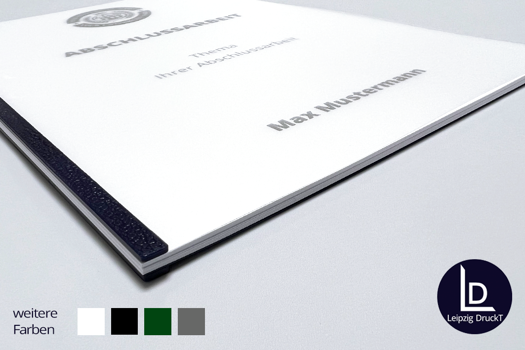 Abschlussarbeiten im Softcover mit Velo/Surebindung