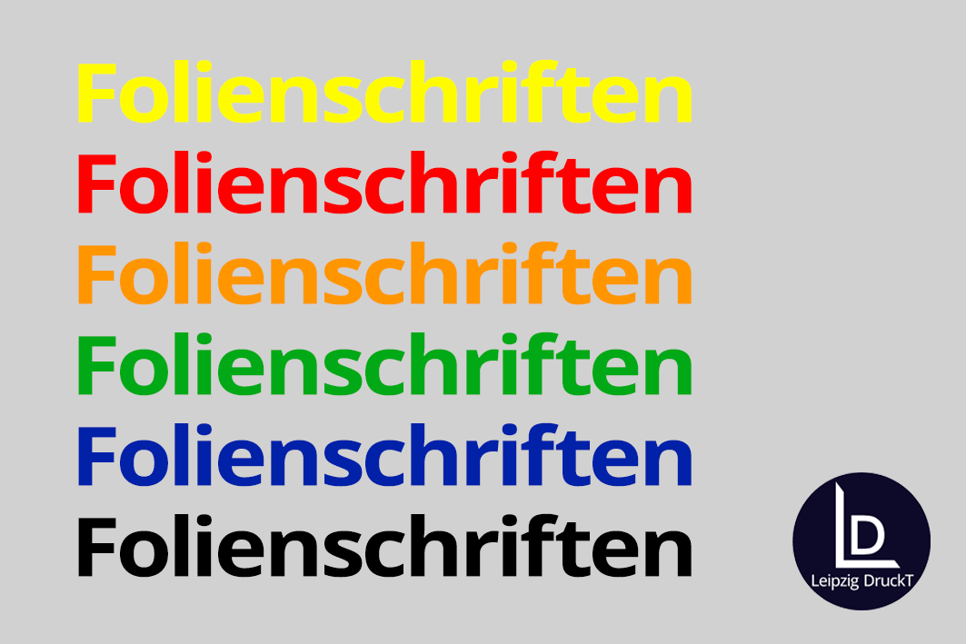 Folienschriften