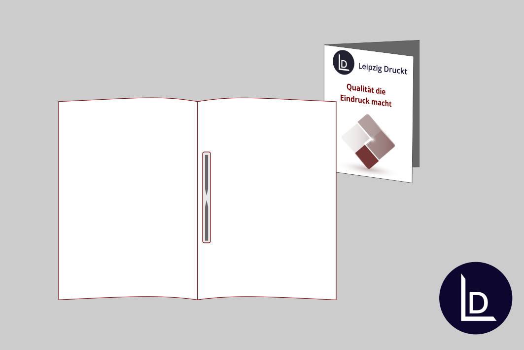 Mappen mit Abheftstreifen