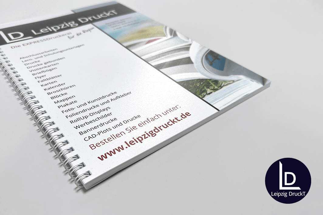 Seminarunterlagen Seminarunterlagen im Softcover mit Drahtringbindung