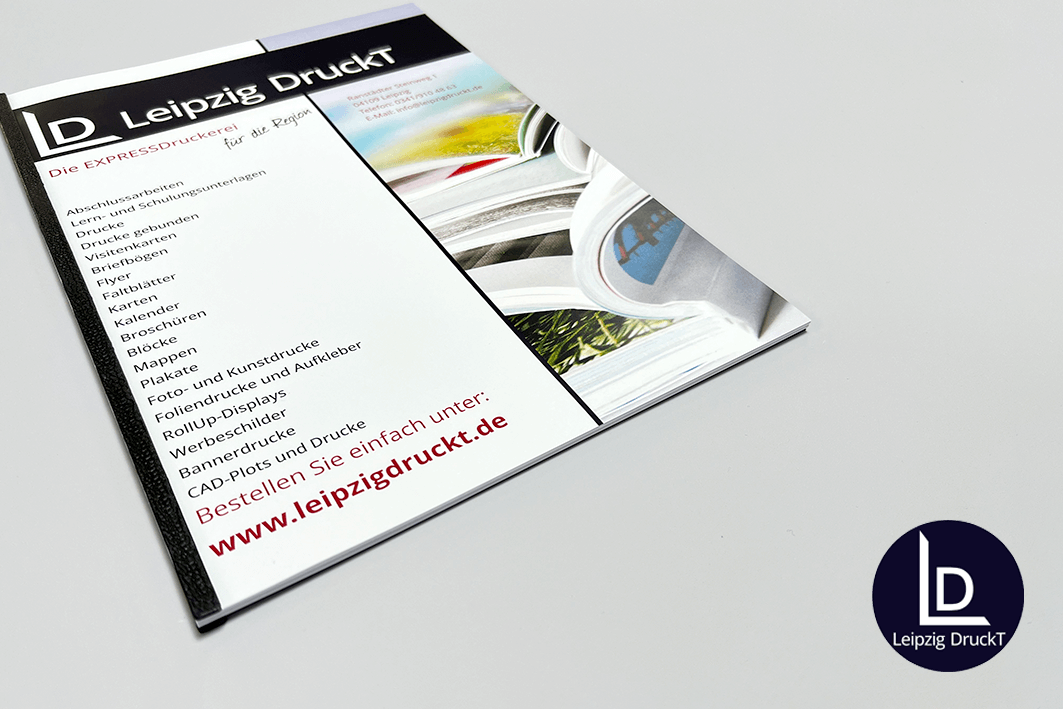 Drucke im Softcover mit Velo/Surebindung